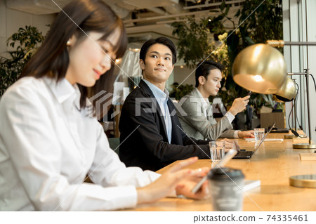 Coworking space social distance 74335461