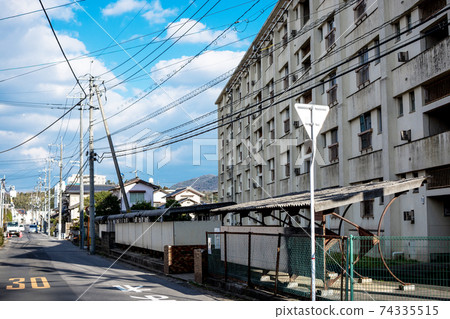 Old public housing in Sanin, old housing complex 74335515