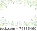 背景框植物葉子[白色] 02 74336460