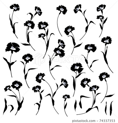 Beautiful and cute flower material collection, 74337353