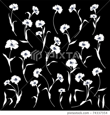 Beautiful and cute flower material collection, 74337354