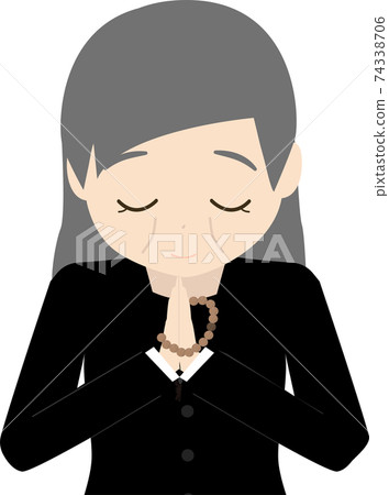 祖母祈禱(上半身) 祖母祈禱(上半身) 74338706