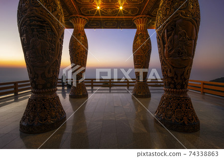 view point on Wat Phra That Doi Suthep. 74338863