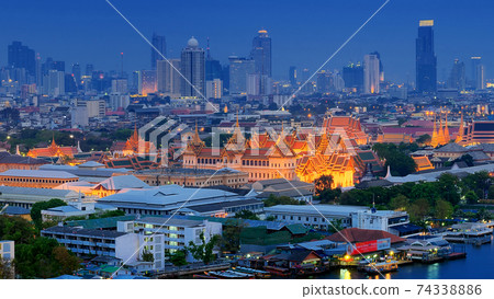 Panorama view of bangkok Panorama view of bangkok 74338886