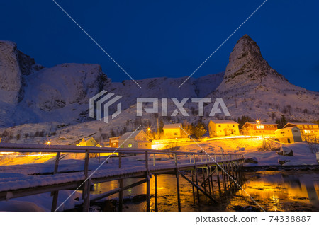 Winter in Norway. 74338887