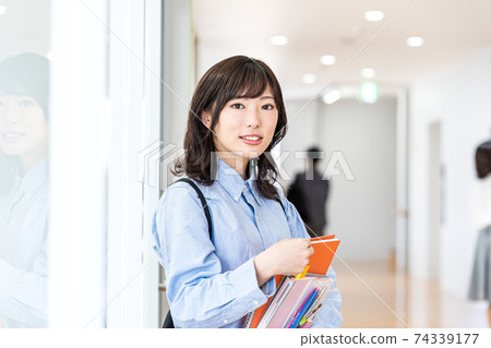 Male university student photography cooperation: Japanese language school attached to Chuo Technical School 74339177