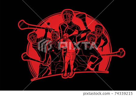 vector, football, silhouette 74339215