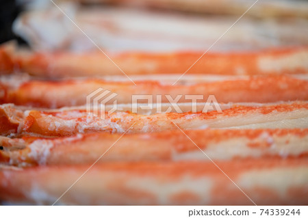 Snow crab charcoal grilled on a shichirin 74339244