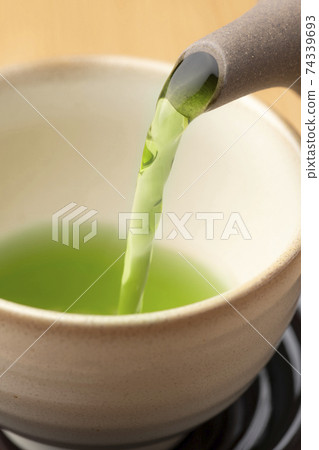 Brewing Japanese tea Brewing Japanese tea 74339693