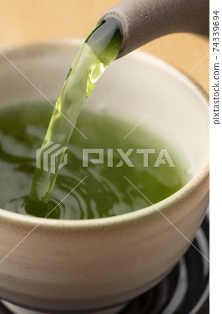 Brewing Japanese tea Brewing Japanese tea 74339694