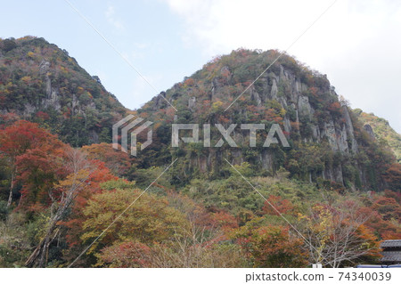 A group of eight scenic spots seen from Utsukushidani, Yabakeimachi, Nakatsu City, Oita Prefecture 74340039