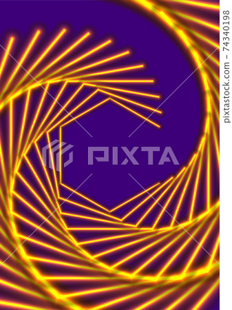 Bright orange laser lines abstract hi-tech background Bright orange laser lines abstract hi-tech background 74340198
