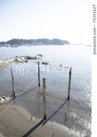 神奈川縣三浦市惠那灣風景 神奈川縣三浦市惠那灣風景 74341627