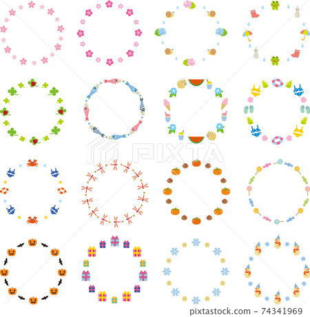 Image frame of 12 months and four seasons Round 74341969