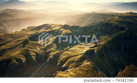 Typical landscape of the Iceland green hills Typical landscape of the Iceland green hills 74342190