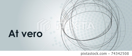 Abstract connect circles. Connection symbol atom template. Vector illustration modern layout template design 74342508