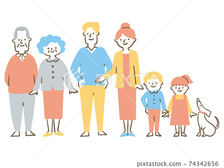 Family illustration 01 74342656