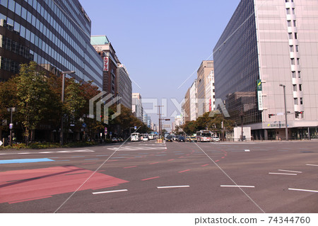 The intersection of Taihaku-dori and Sumiyoshi-dori The intersection of Taihaku-dori and Sumiyoshi-dori 74344760
