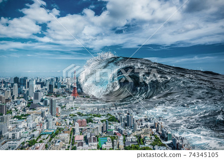 襲擊東京的海嘯 74345105