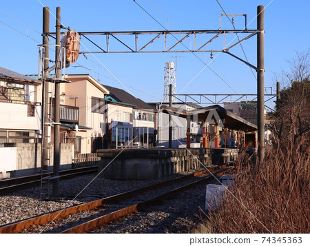 State of Koganejoshi Station on the Ryutetsu-Ryuyama Line 74345363
