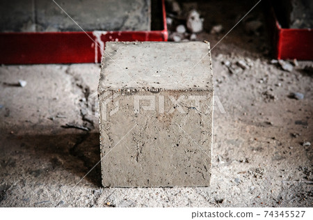 Square concrete block cubes for concrete strength testing Square concrete block cubes for concrete strength testing 74345527