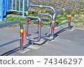 Yodogawa Spring Bicycle Entry Prevention Fence 74346297