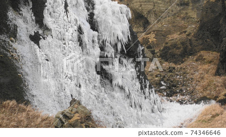 Frozen waterfall Frozen waterfall 74346646