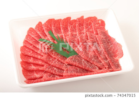 Domestic beef shabu-shabu meat Domestic beef shabu-shabu meat 74347015