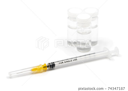 Syringe vaccination vaccine 74347187