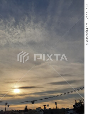 sunrise sky sunrise sky 74349628