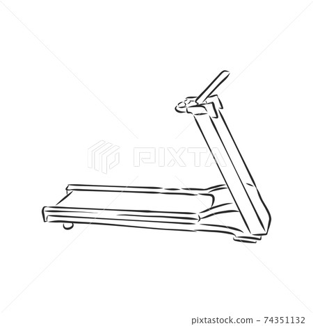 Treadmill doodle style sketch illustration hand drawn vector treadmill vector sketch illustration. Treadmill doodle style sketch illustration hand drawn vector treadmill vector sketch illustration. 74351132