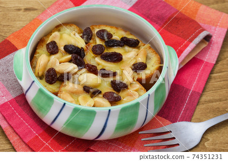 Mexican sweets capirotada 74351231