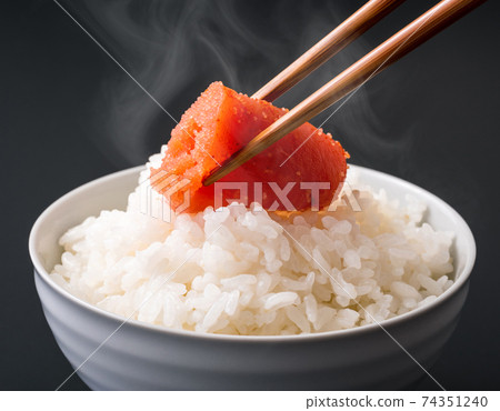 Spicy cod roe white rice Spicy cod roe white rice 74351240