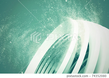 Abstract Architecture Background. Empty White Futuristic Room. 3d Render Illustration 74352080