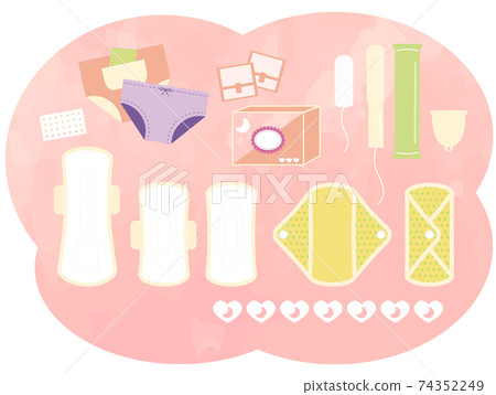 Sanitary napkin items Sanitary napkin items 74352249