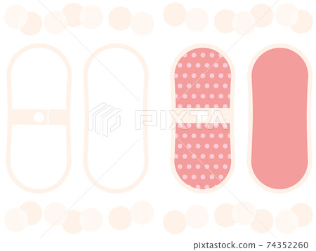 Cloth napkin (cloth vaginal discharge sheet) Cloth napkin (cloth vaginal discharge sheet) 74352260