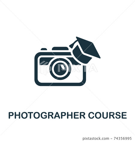 Photographer Course icon. Simple element from online course collection. Creative Photographer Course icon for web design, templates, infographics and more Photographer Course icon. Simple element from online course collection. Creative Photographer Course icon for web design, templates, infographics and more 74356995