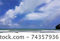 Landscape with blue sky and wonderful sea 74357936