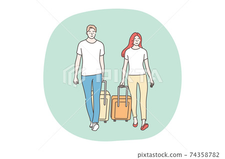 Holiday, travelling, tourism concept Holiday, travelling, tourism concept 74358782