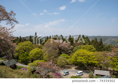 Yatakayama Park 360-degree panorama seen from the top of Yatakayama 74359302