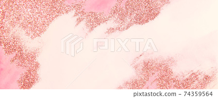 luxury pink marble with sparkle texture background 74359564