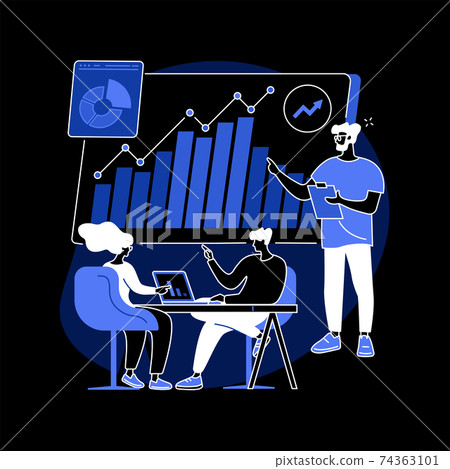 Meeting abstract concept vector illustration. 74363101