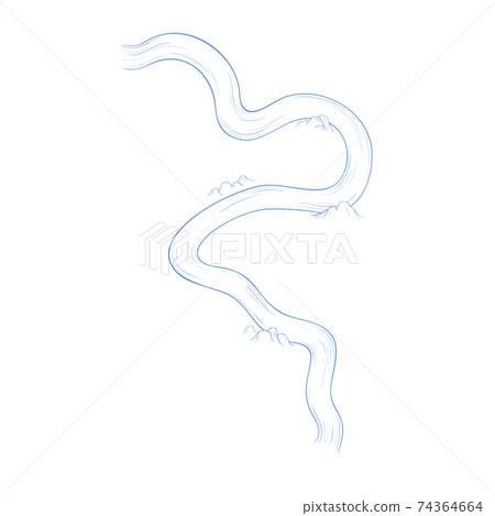 Eridanus, constellation picture, winter constellation 74364664