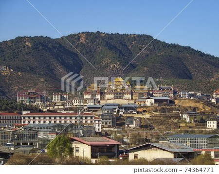 Shangri-La Songzanlin Monastery, China, Yunnan, China 74364771