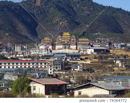 Shangri-La Songzanlin Monastery, China, Yunnan, China Shangri-La Songzanlin Monastery, China, Yunnan, China 74364772