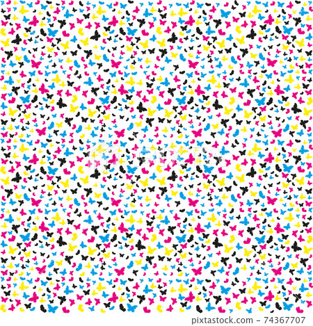 Pattern of butterflies or moths 74367707