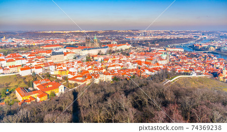 Prague Castle aerial view 74369238
