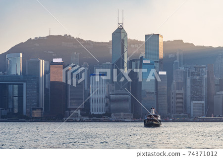 View of Hong Kong harbour. View of Hong Kong harbour. 74371012