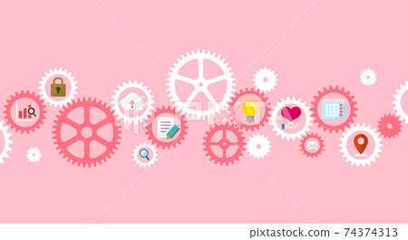 Gear / Gear and Icon (IT / Technology / Business Image) Vector Banner Illustration Gear / Gear and Icon (IT / Technology / Business Image) Vector Banner Illustration 74374313