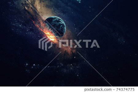 Galaxy in space, beauty of universe, black hole. Elements furnished by NASA Galaxy in space, beauty of universe, black hole. Elements furnished by NASA 74374775